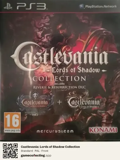 Castlevania: Lords of Shadow Collection PlayStation 3, PAL box front