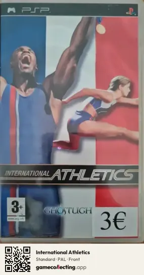 International Athletics PlayStation Portable, PAL box front