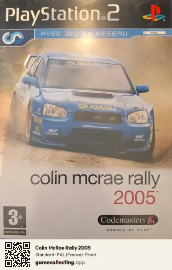 Colin McRae Rally 2005 PlayStation 2, France box front
