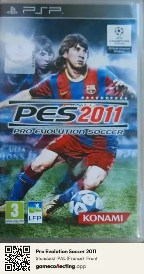 Pro Evolution Soccer 2011 PlayStation Portable, France box front