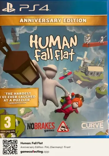 Human: Fall Flat PlayStation 4, Germany box front