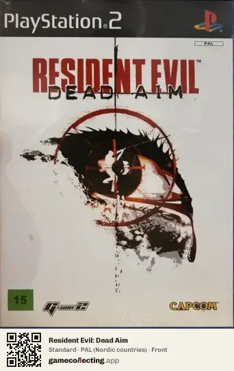 Resident Evil: Dead Aim PlayStation 2, Nordic countries box front