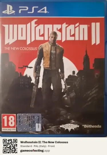 Wolfenstein II: The New Colossus PlayStation 4, Italy box front