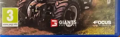 Farming Simulator 15, the PEGI square on its front