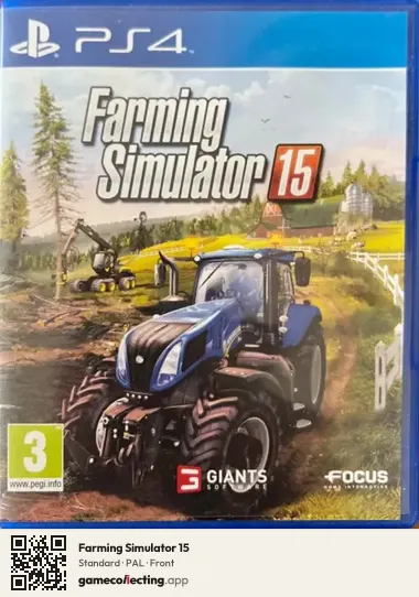 Farming Simulator 15 PlayStation 4, PAL box front