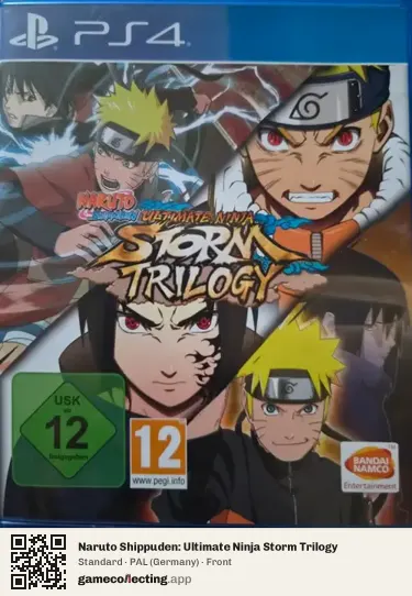 Naruto Shippuden: Ultimate Ninja Storm Trilogy PlayStation 4, Germany box front