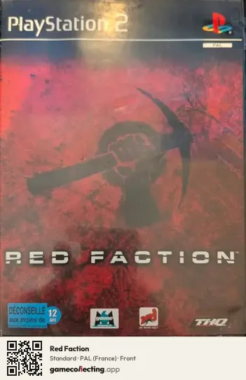 Red Faction PlayStation 2, France box front