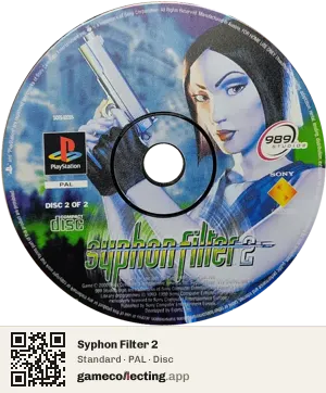 Syphon Filter 2 PlayStation, PAL disc