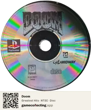 Doom PlayStation, NTSC disc
