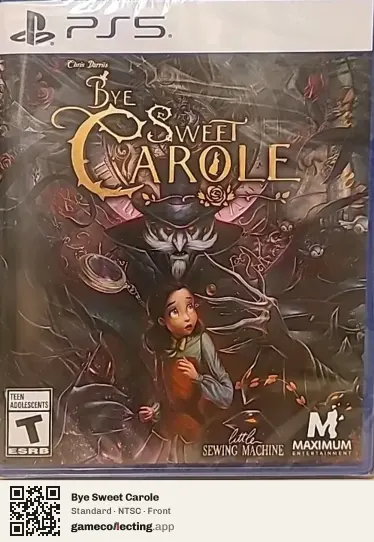 Bye Sweet Carole PlayStation 5, NTSC box front