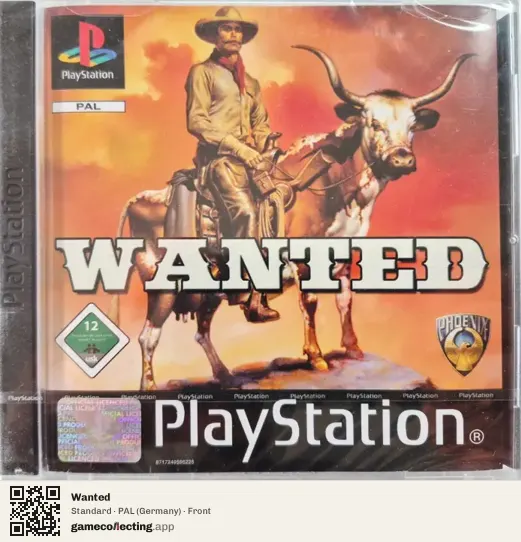 Wanted PlayStation, Germany box front
