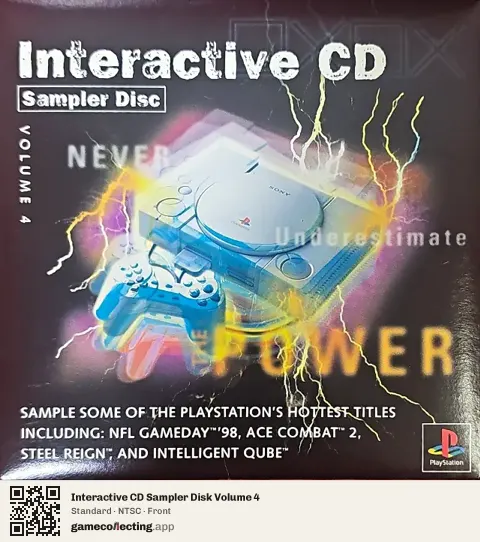 Interactive CD Sampler Disk Volume 4 PlayStation, NTSC box front