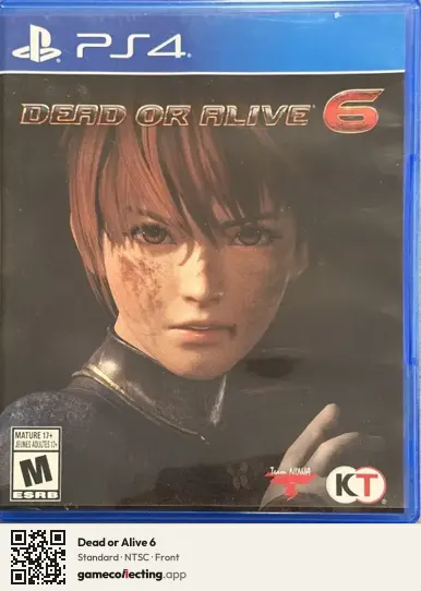 Dead or Alive 6 PlayStation 4, NTSC box front