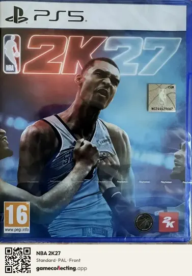 NBA 2K27 PlayStation 5, PAL box front