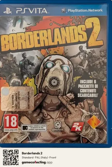 Borderlands 2 PlayStation Vita, Italy box front
