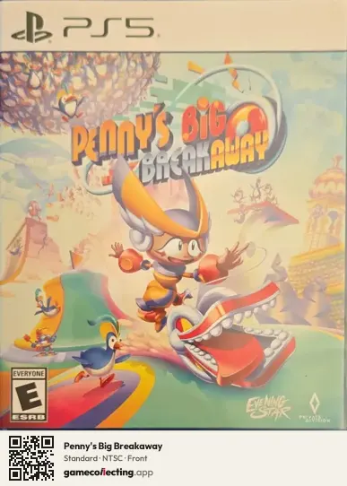Penny's Big Breakaway PlayStation 5, NTSC box front