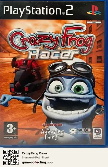 Crazy Frog Racer PlayStation 2, PAL box front
