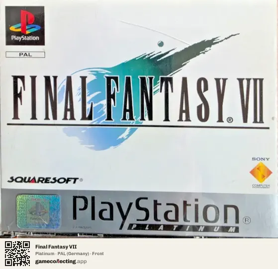 Final Fantasy VII PlayStation, Germany box front