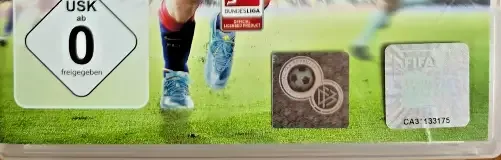 FIFA 16, the USK square on its front