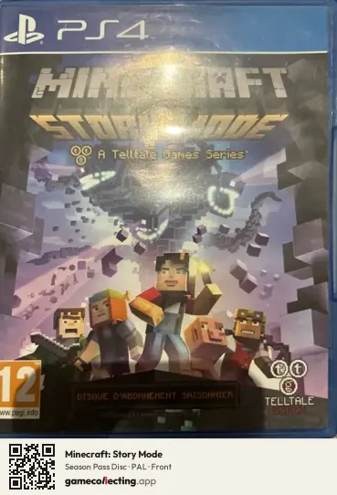 Minecraft: Story Mode PlayStation 4, PAL box front
