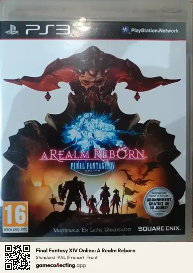 Final Fantasy XIV Online: A Realm Reborn PlayStation 3, France box front