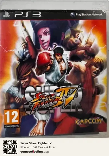 Super Street Fighter IV PlayStation 3, France box front