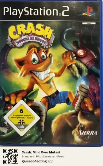 Crash: Mind Over Mutant PlayStation 2, Germany box front