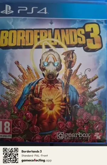 Borderlands 3 PlayStation 4, PAL box front