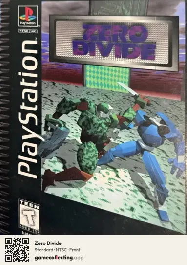 Zero Divide PlayStation, NTSC box front