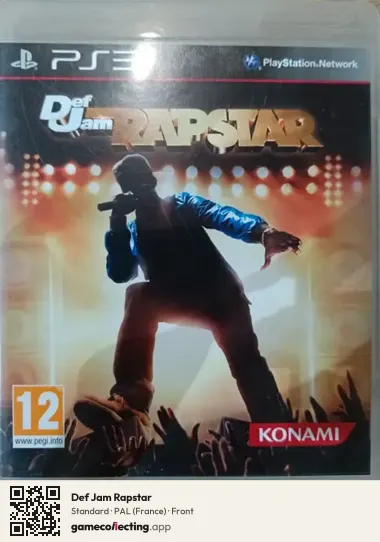 Def Jam Rapstar PlayStation 3, France box front