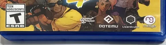 Streets of Rage 4, the ESRB box on its front