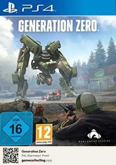Generation Zero PlayStation 4, Germany box front
