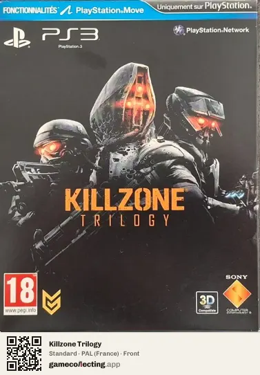 Killzone Trilogy PlayStation 3, France box front