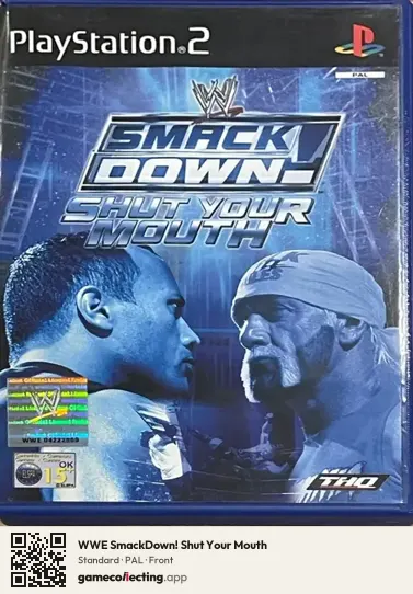 WWE SmackDown! Shut Your Mouth PlayStation 2, PAL box front