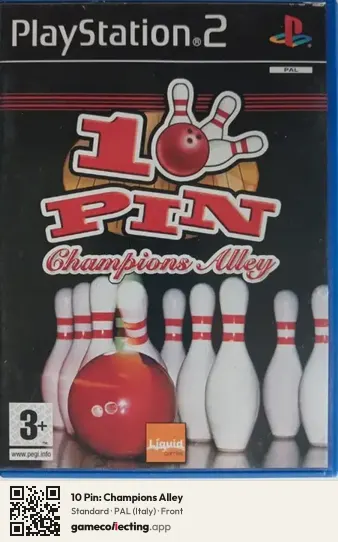 10 Pin: Champions Alley PlayStation 2, Italy box front