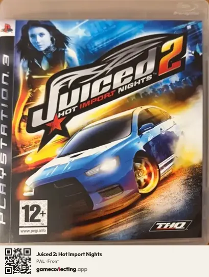 Juiced 2: Hot Import Nights PlayStation 3, PAL box front
