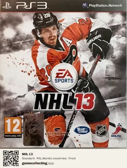 NHL 13 PlayStation 3, Nordic countries box front