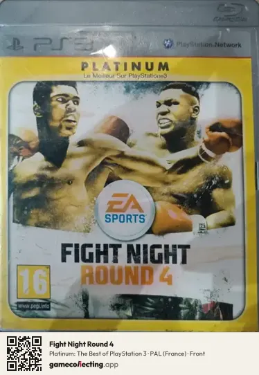 Fight Night Round 4 PlayStation 3, France box front