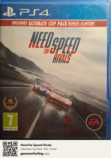 Need for Speed: Rivals PlayStation 4, PAL box front