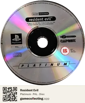 Resident Evil PlayStation, PAL disc