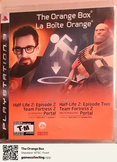 The Orange Box PlayStation 3, NTSC box front
