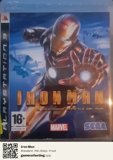 Iron Man PlayStation 3, Italy box front