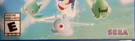 Sonic Colors: Ultimate, the ESRB box on its front
