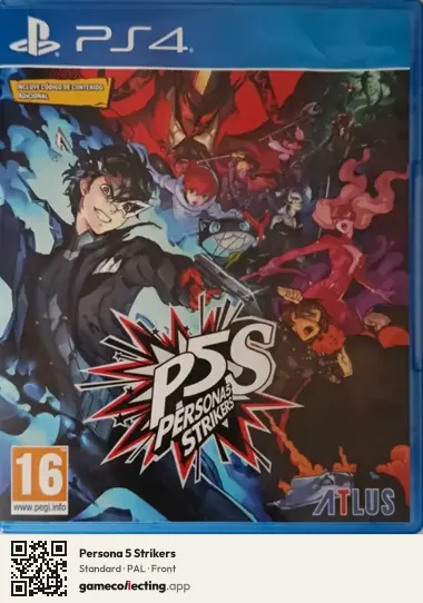 Persona 5 Strikers PlayStation 4, PAL box front
