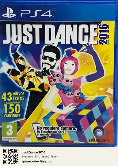 Just Dance 2016 PlayStation 4, Spain box front