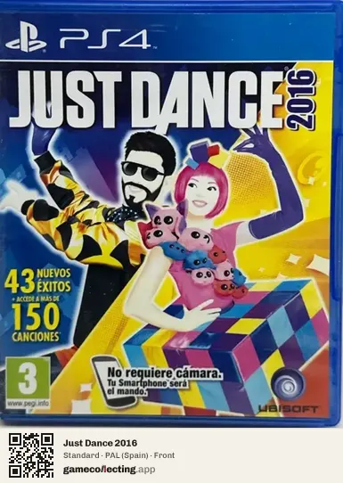 Just Dance 2016 PlayStation 4, Spain box front