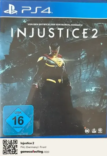 Injustice 2 PlayStation 4, Germany box front