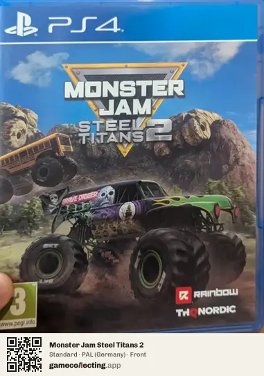 Monster Jam Steel Titans 2 PlayStation 4, Germany box front