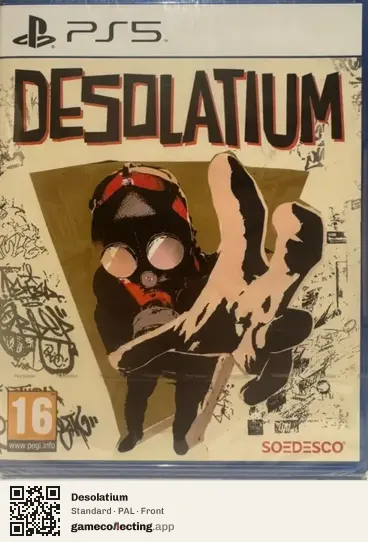 Desolatium PlayStation 5, PAL box front