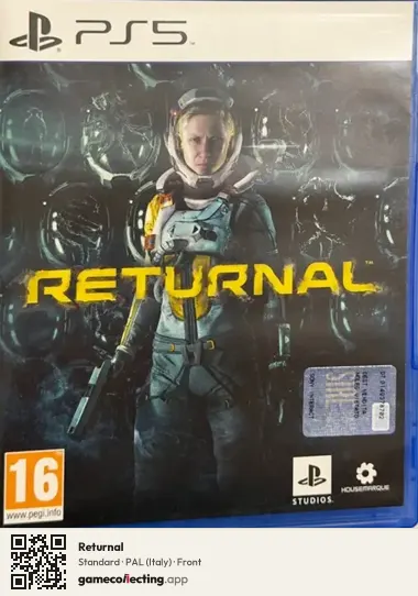 Returnal PlayStation 5, Italy box front